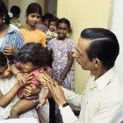 A medical examination in India