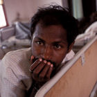 Indian man with AIDS
