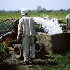 Irrigation creates more water vapour flow in the atmosphere