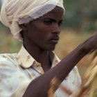 A Kenyan farmer