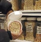 Maize seeds stored in a seed bank