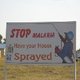 Stop malaria sign