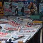 A newsstand in Shanghai