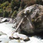 Phunki Tengi bridge, Kosi river, Nepal