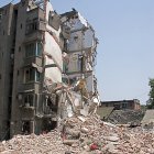 Apartment rubble, Chengdu
