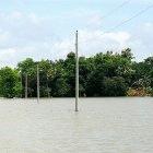 Rural flooding in Bangladesh