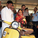 Flour mill on a scooter
