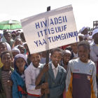 Children at a World AIDS day event in Ethiopia, 2008