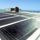 Solar panels on a roof