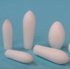 A selection of different shaped suppositories