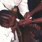 A little gets vaccinated in Mali