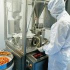A Chinese lab technician producing drugs