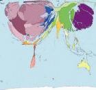 The Worldmapper project's depiction of global public spending on health